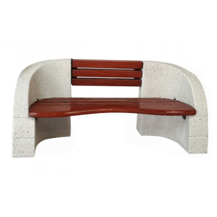 Köşeli Beton Oturma Bankı - 170 CM.